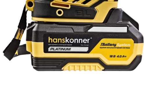 Аккумуляторный ударный винтоверт Hanskonner HCD20280BLC 1BatterySystem